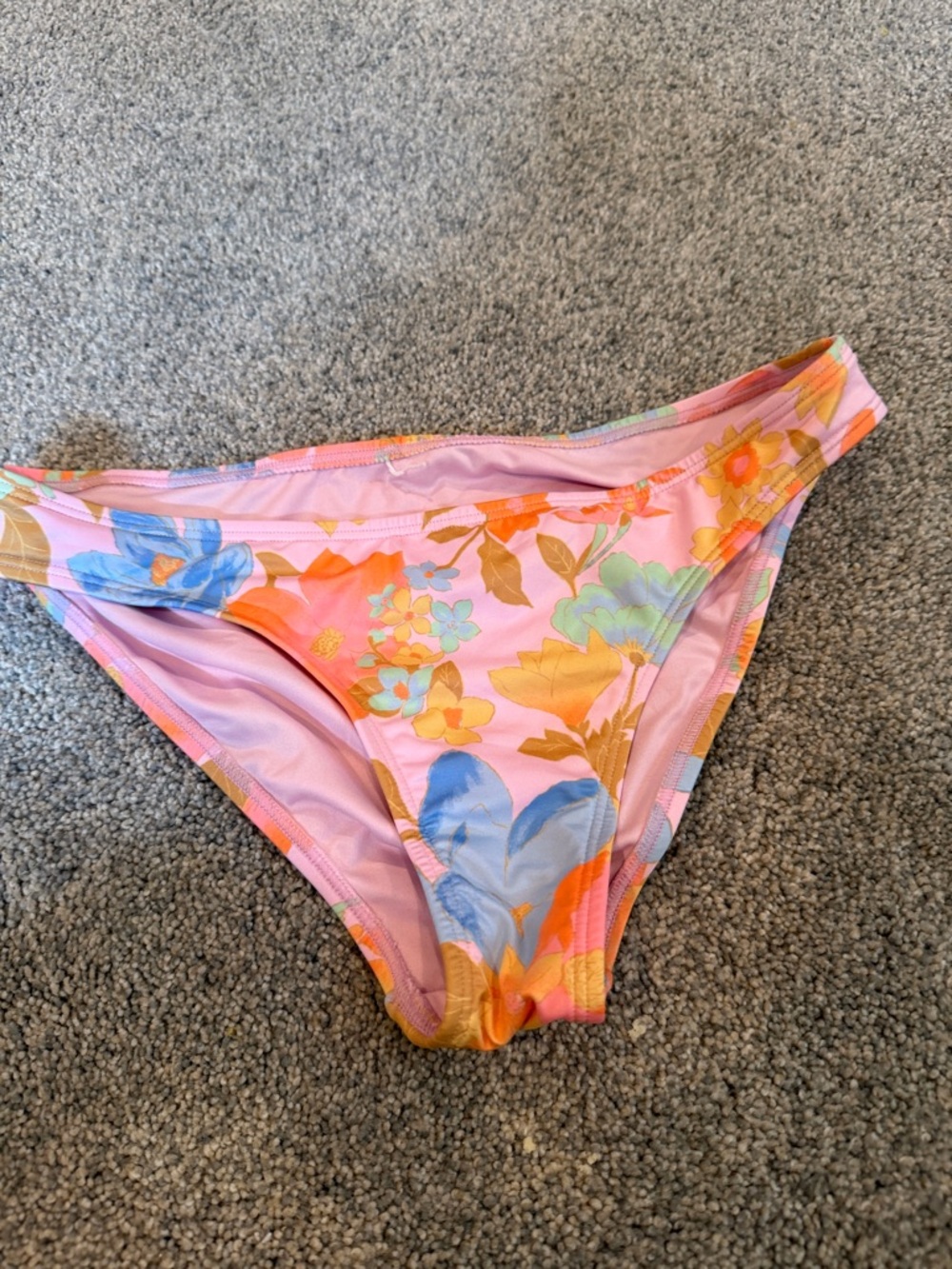 Billabong Pink Floral Bikini Bottoms